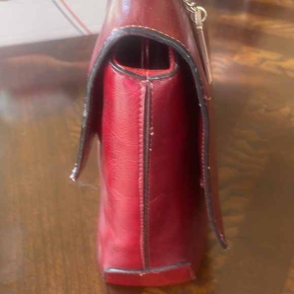 Blood Red Rina Rich Handbag Purse.  Beautiful. - Picture 7 of 15